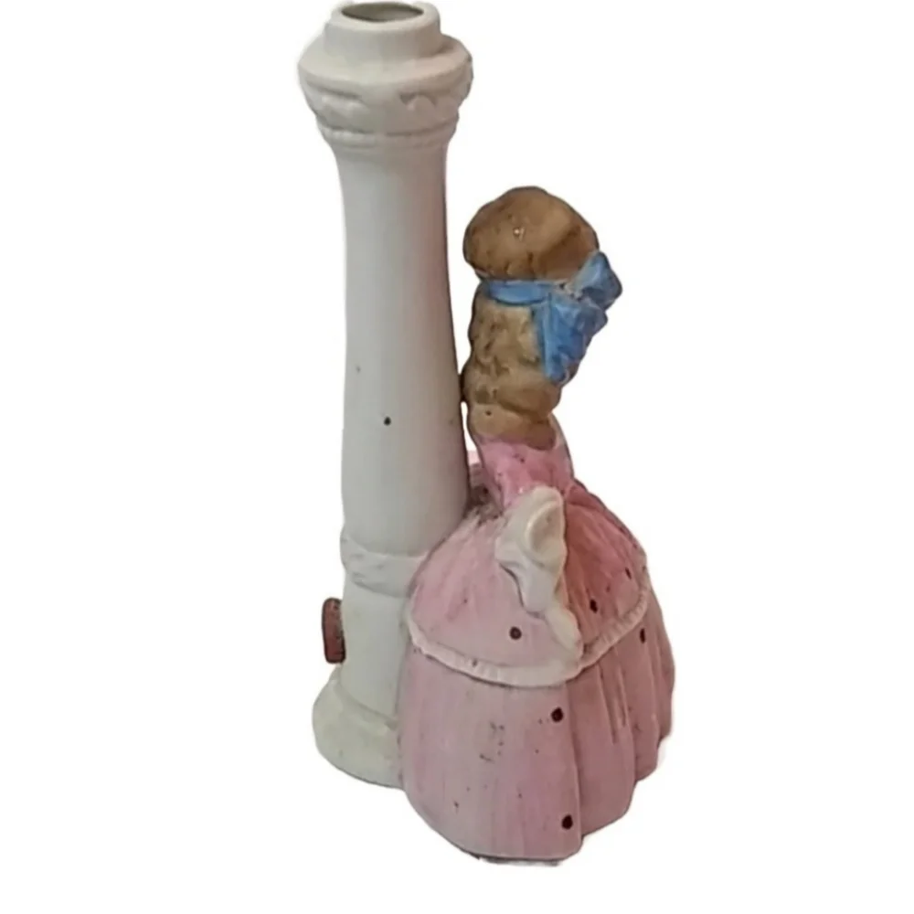 Vintage Figural Girl Flower Vase | EUC | Germany